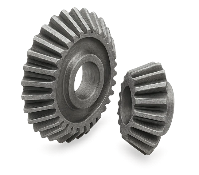 Imagen de Fabricamos tu <span class='text-ditsa-Primary-Verde-2'>engranaje cónico recto</span> según tus necesidades
